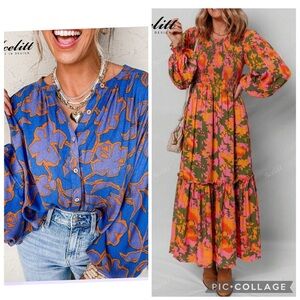 Brand New Top and Dress Large